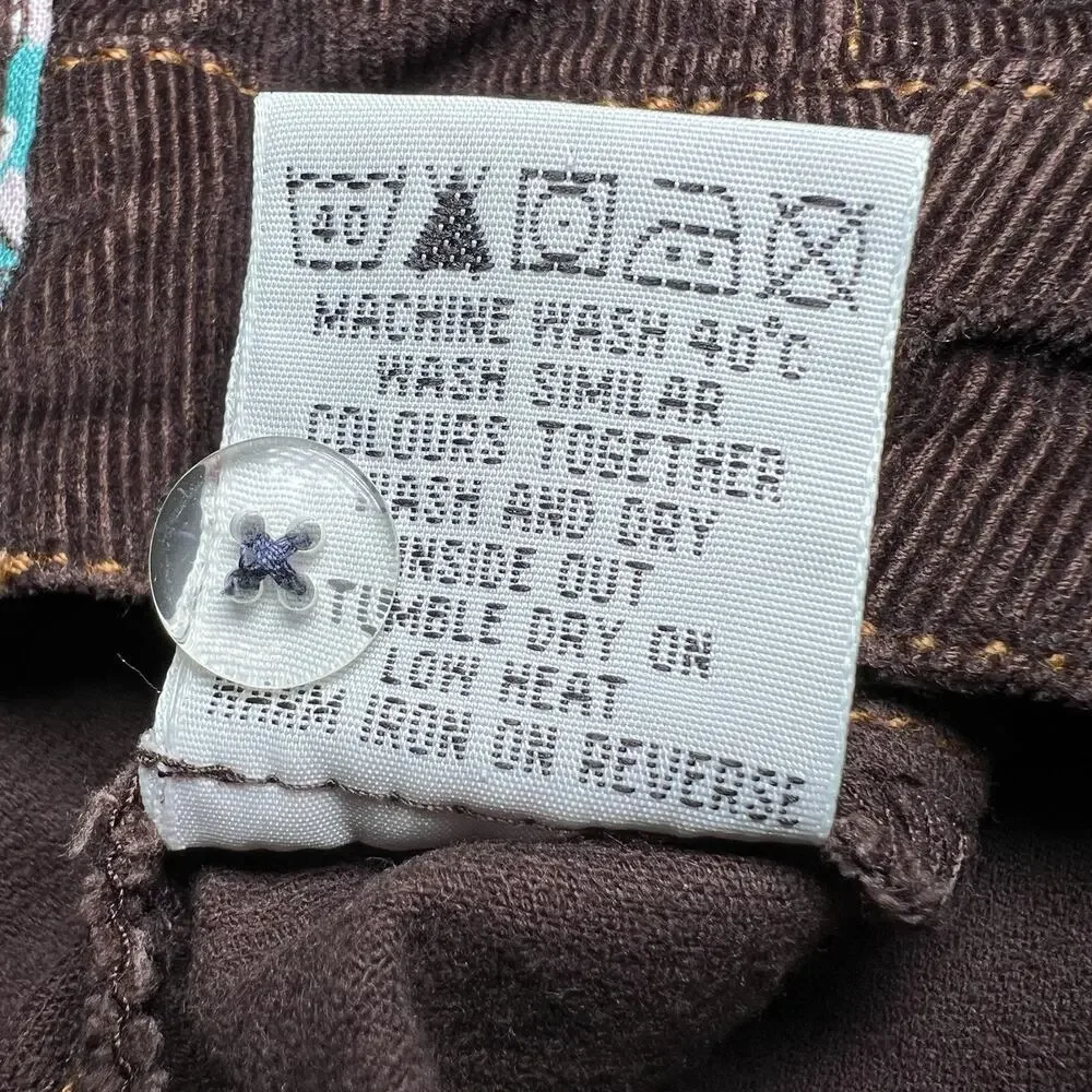 Mini Boden Girls‎ Corduroy Flare Pant Size 6Y Cotton Boho Casual Bottoms